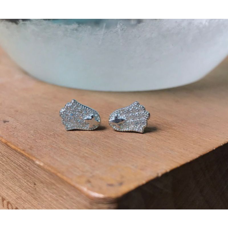 Khuyên tai nụ bạc chuẩn 925