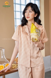 Bộ Lụa Vàng Ziczac - Lửng