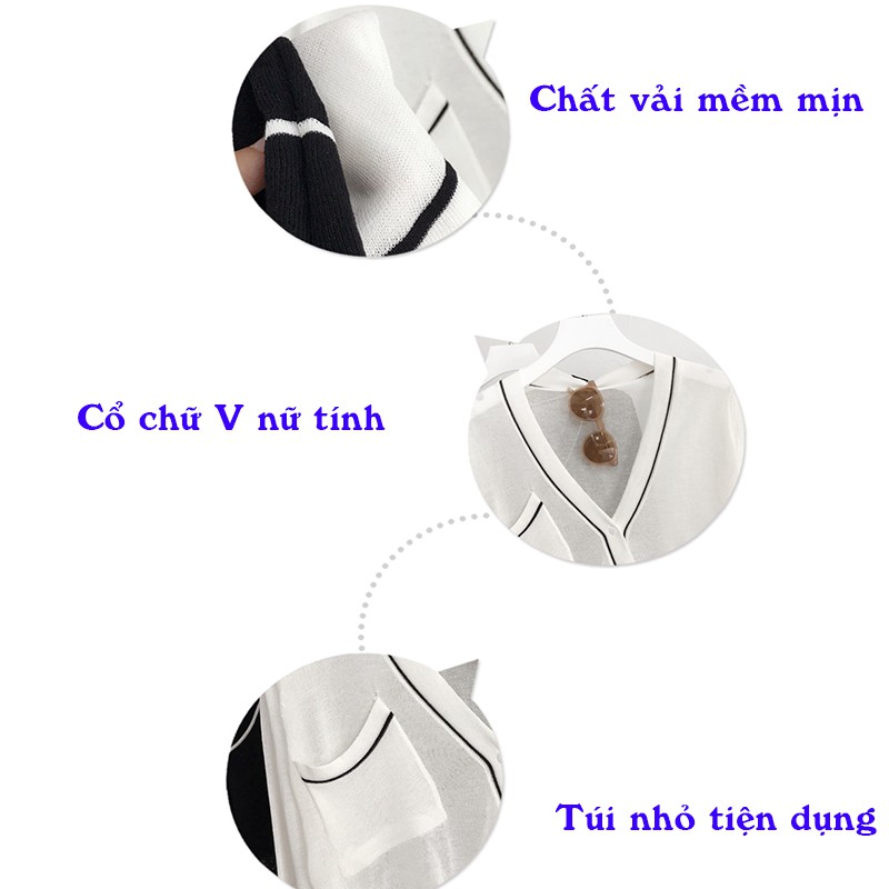 Áo khoác nữ cardigan len  TOTICHAN  AK06 | BigBuy360 - bigbuy360.vn