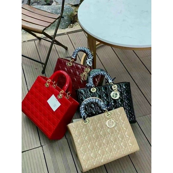 Túi xách nữ D.I.O.R laly da bóng size  30cm