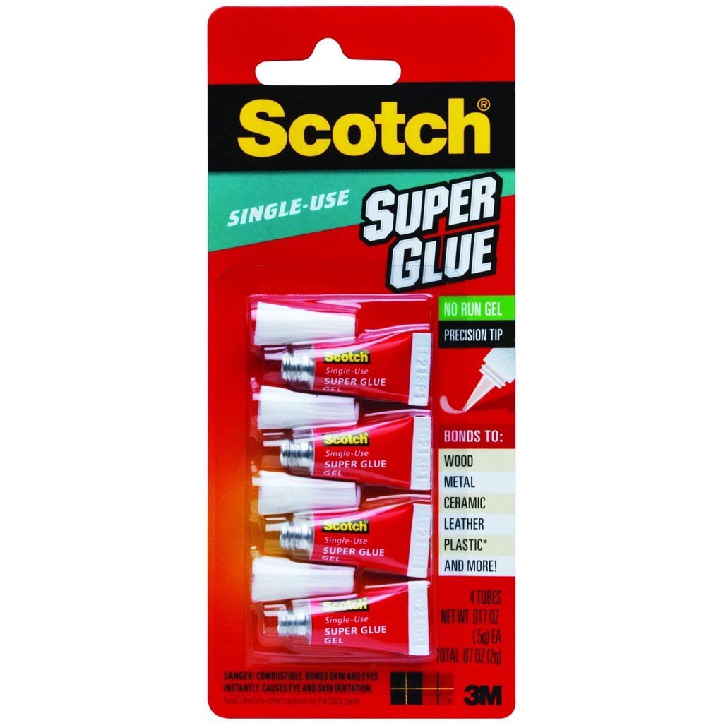 Keo dán đa năng nhanh khô siêu dính Super Glue 3M Scotch AD113 Single Use 0.5gram