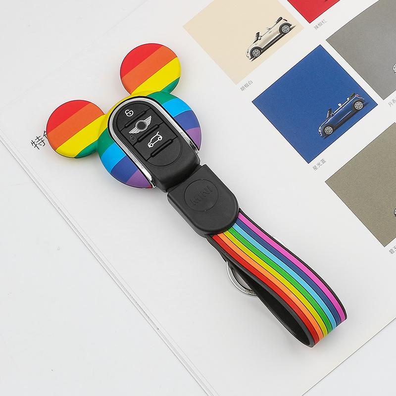 For MINI COOPER key case COUNTRYMAN JCW CLUBMAN F54 F55 F56 F57 F58 F60 cartoon Mickey key case