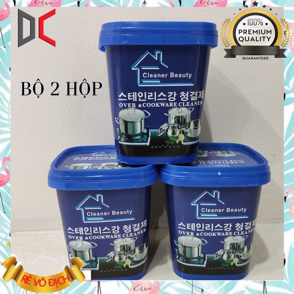 2 Hộp Bột Tẩy Rửa Xoong Nồi Hàn Quốc, Vệ Sinh Nhà Bếp Đa Năng Sạch Sẽ - Trọng Lượng 500g 1 Hộp - DC-SHOP