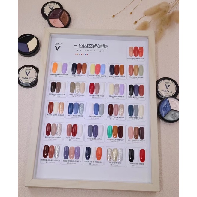 sơn gel nén đặc 3 in 1 vinimay hot mới