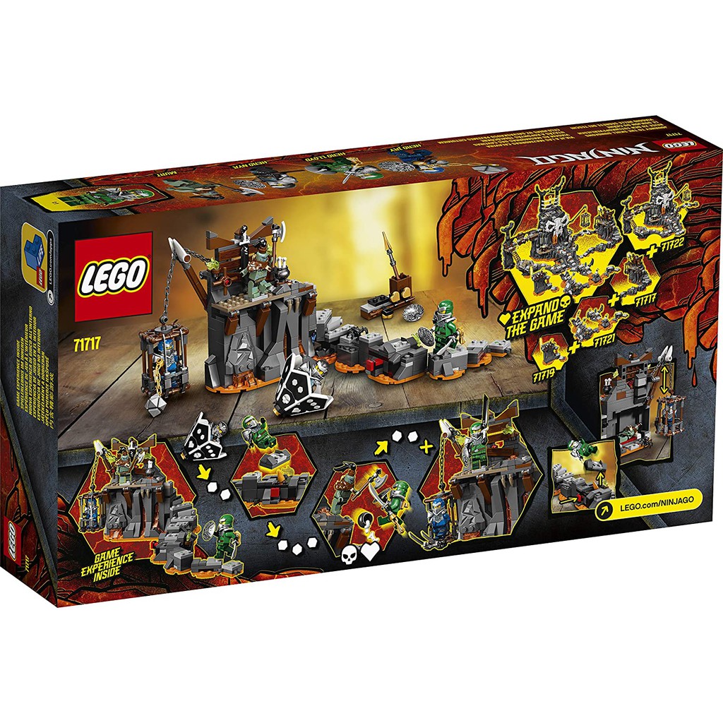 LEGO NINJAGO 71717 Hành Trình Đến Ngục Đầu Lâu ( 401 Chi tiết)