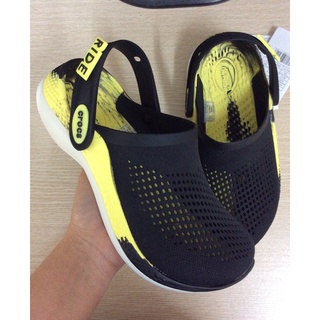 Crocsfanclub - dép sục cross literide nam nữ, gắn chữ 360, mẫu mới 2023, pb69