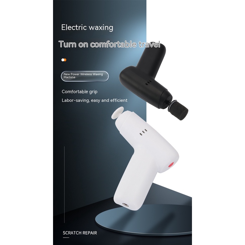 Máy Đánh Bóng Mini Không Dây Loại Bỏ Vết Trầy Xước Cho Xe Hơi