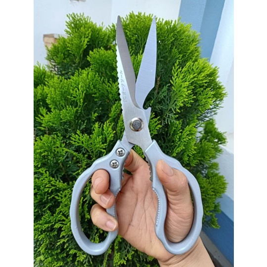 Kéo Đa Năng Nhật Bản Đánh Vẩy Cá Kéo Cắt Xương Gà, Cắt Các Loại Thịt Chất Liệu Thép Cao Cấp Không Gỉ Siêu Sắc, K