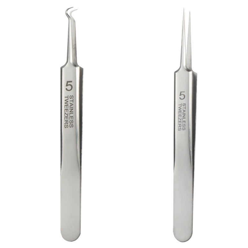 Nhíp Nặn Mụn Đầu Đen / Mụn Trứng Cá Bằng Thép Không Gỉ