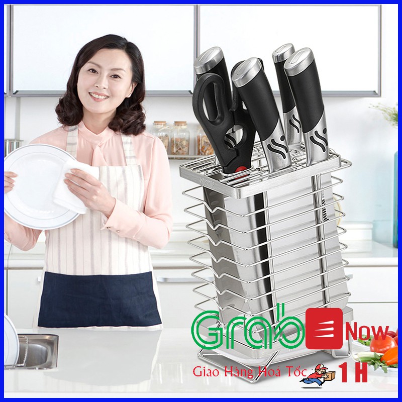 Giá Cài Dao Kéo Nhà Bếp - Kệ Inox SUS304 Không Han Rỉ - Vẻ đẹp hiện đại và tinh tế cho không gian sử dụng