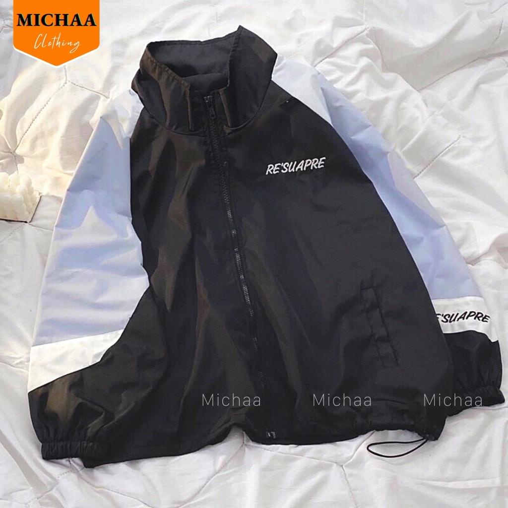 Áo Khoác Bóng Chày RE' SUAPRE Nam Nữ Chất Dù Bomber Unisex Kiểu Form Rộng 2 Lớp Chống Nắng - MICHAA