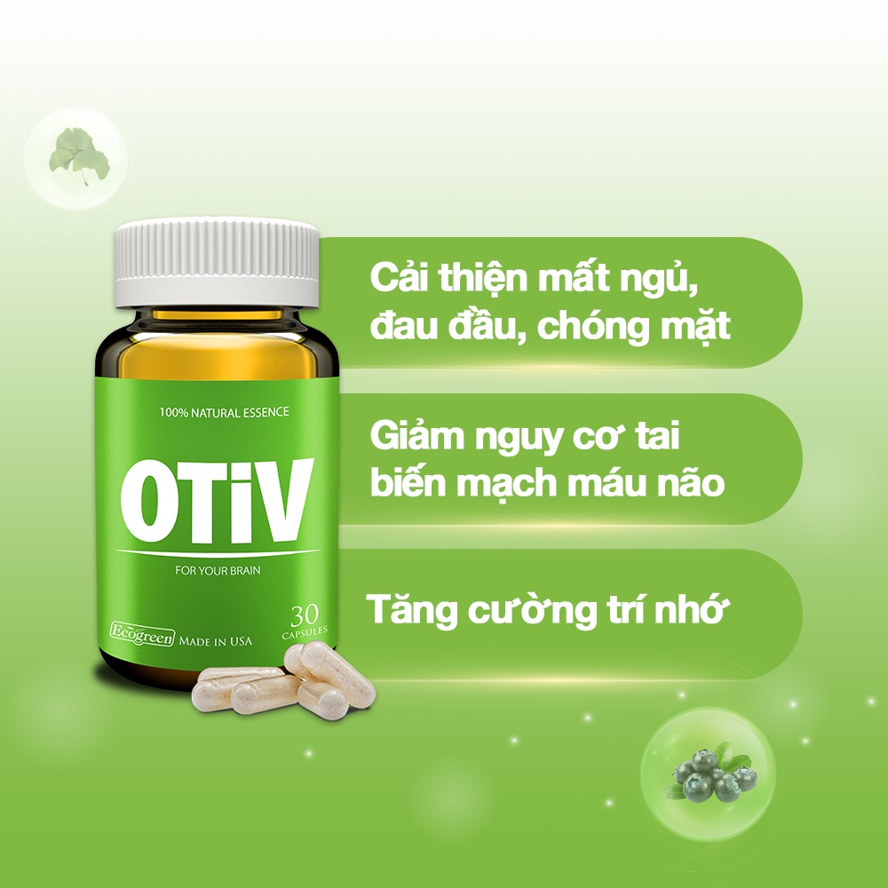 Viên uống OTIV bổ não (30 viên)