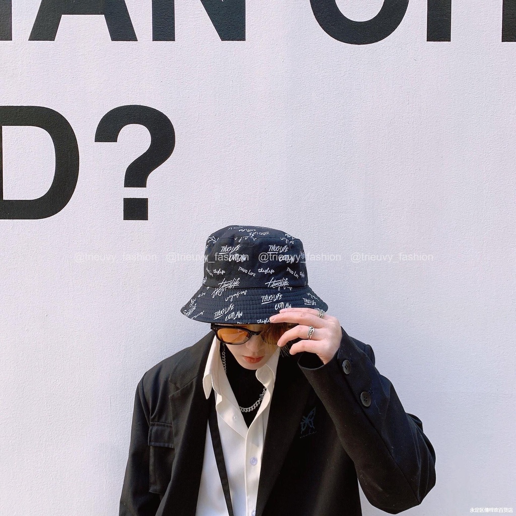 Nón tai bèo nam nữ thể thao vành tròn 2 lớp, mũ bucket THUFLIFE - trieuvy_fashion