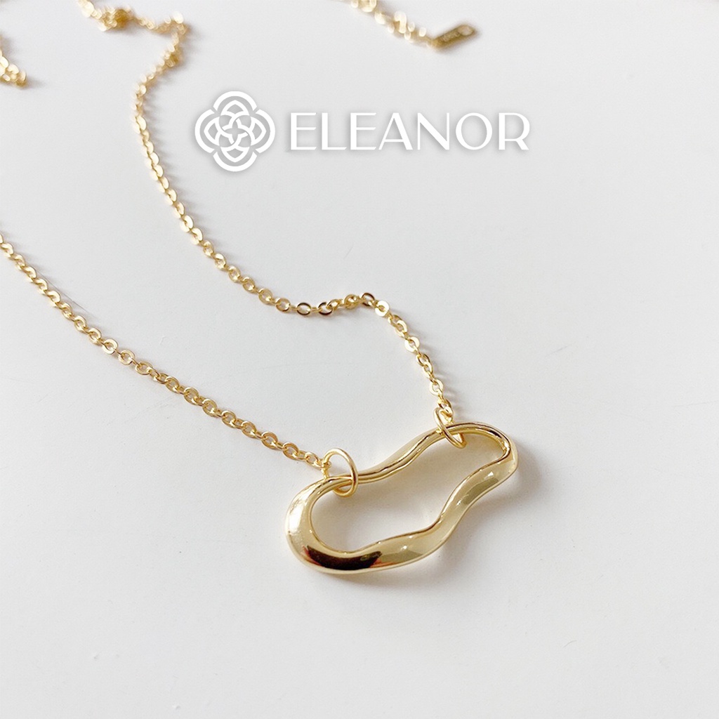 Dây chuyền nữ titan Eleanor Accessories chocker dạng lưới basic phụ kiện trang sức 3781