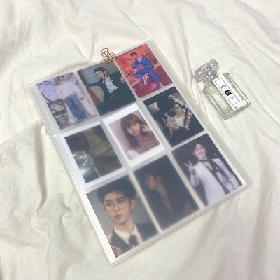 Sổ Album Đựng Card Kpop Polaroid Bìa Matte Trong