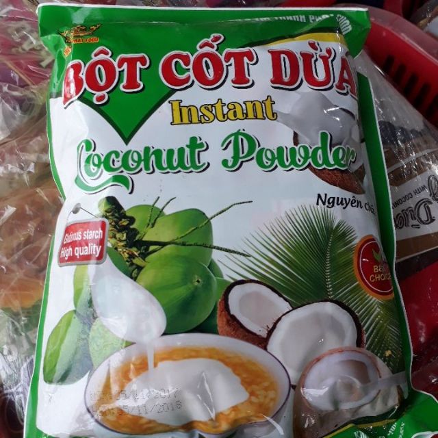 10 gói bột cốt dừa