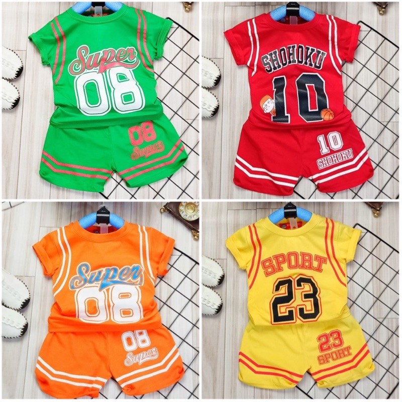 Set 2 bộ bé trai size nhỡ