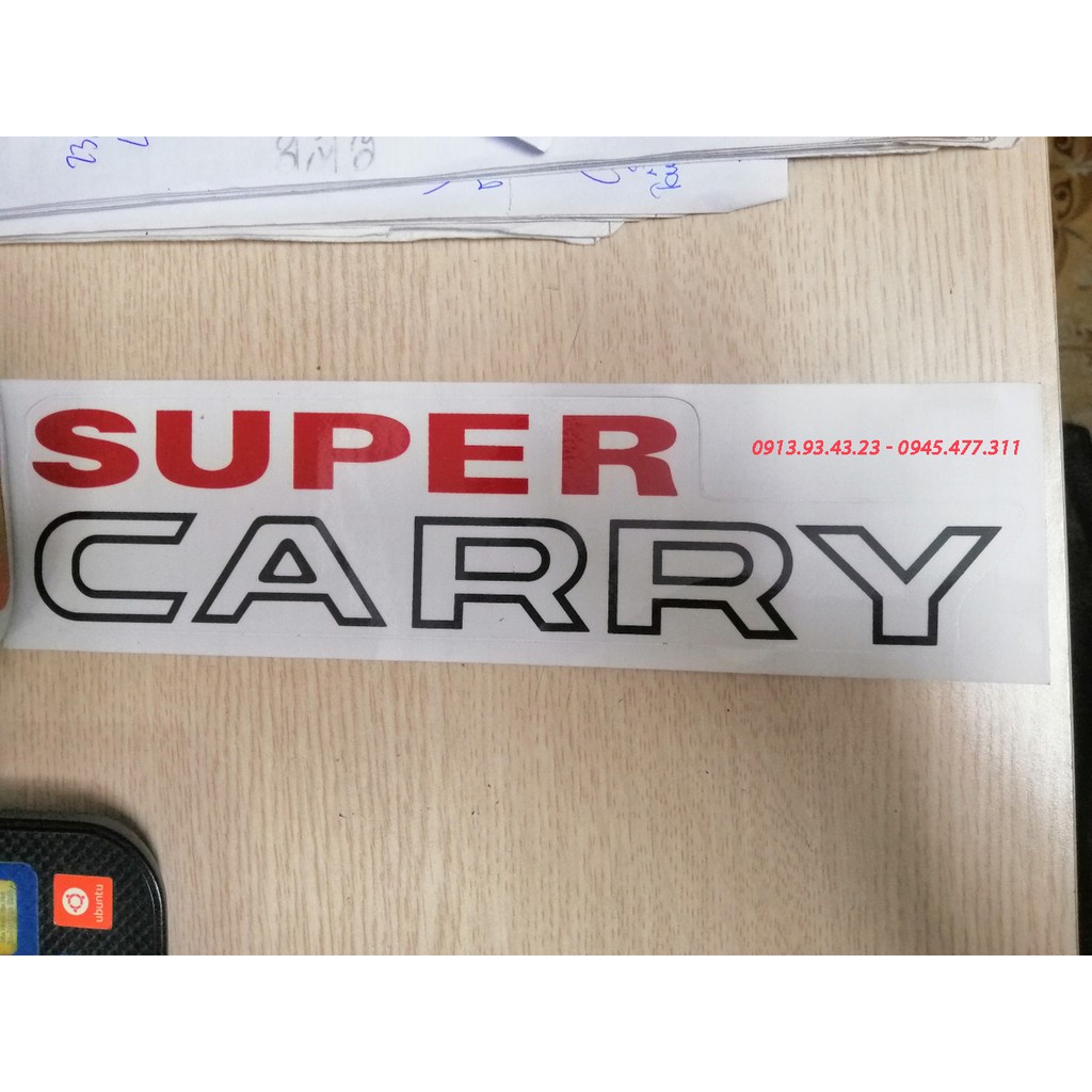 Tem Dán Xe Tải SUZUKI EURO4