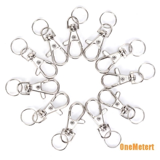Set 10 móc khóa màu bạc chuyên dụng