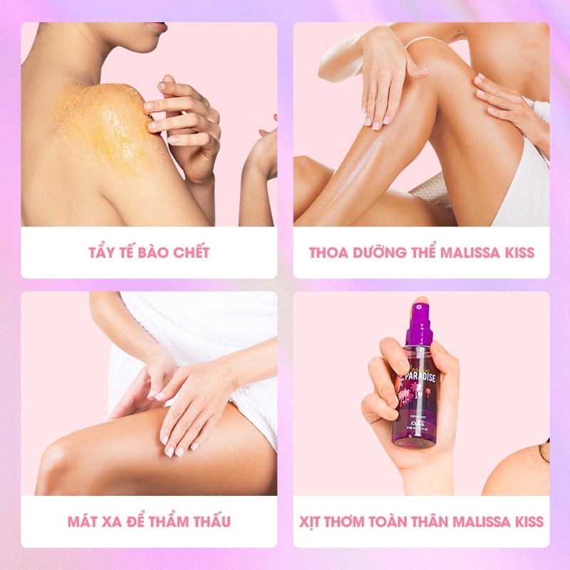 Xịt Thơm Toàn Thân Hương Nước Hoa Malissa Kiss - Hương Sweet Poison 88ml