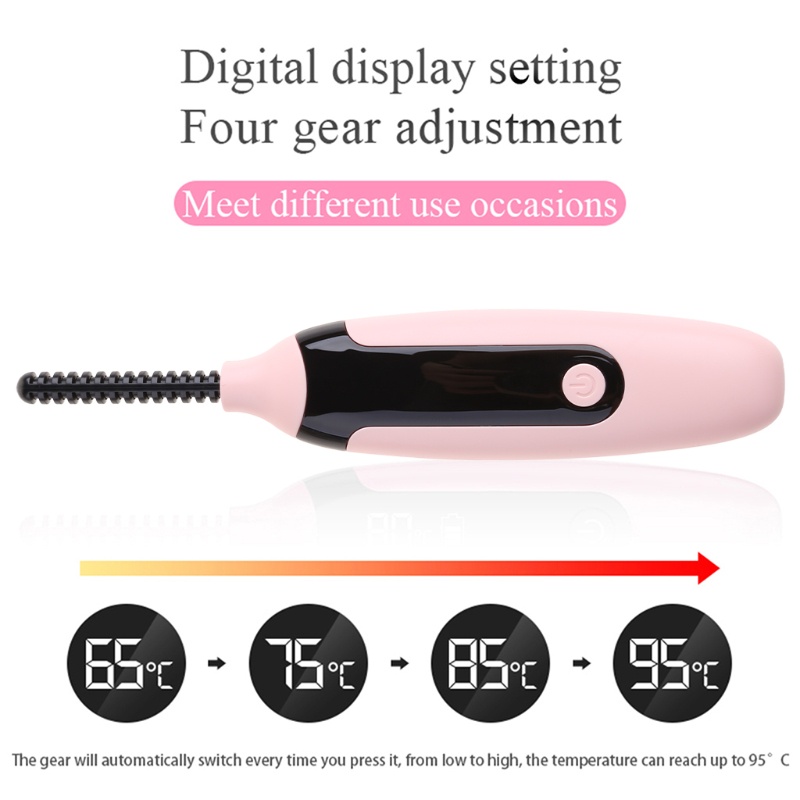 Máy Uốn Cong Lông Mi Chạy Điện Có Màn Hình LCD Hiển Thị