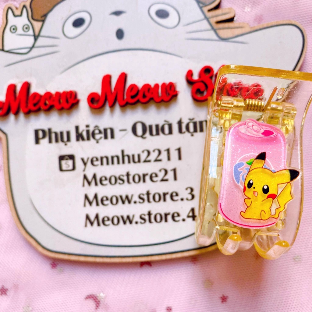 ❣️Ảnh thật❣️Kẹp Tóc Càng Cua 5R Hoạt Hình Lon Nước Giải Khát Xinh Xắn - Kẹp Càng Cua❣️