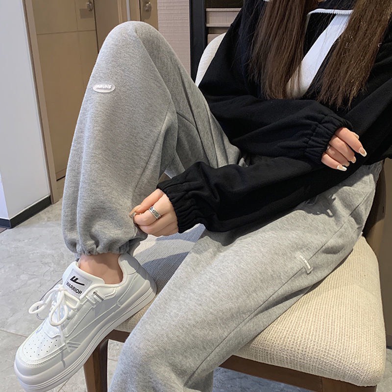 Quần JOGGERS unisex ống rộng có dây rút mặc hai kiểu siêu đẹp
