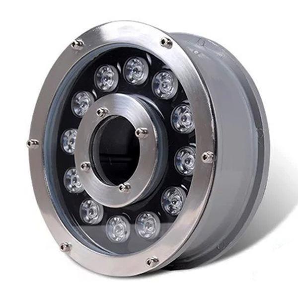 Đèn LED âm nước dạng bánh xe 24VAC dùng cho hồ cá, đài phun nước nghệ thuật