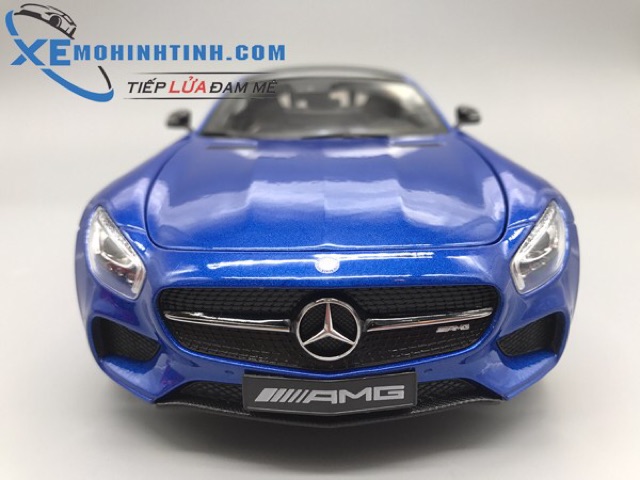 Xe Mô Hình Mercedes-Benz Amg Gt 1:18 Maisto (Xanh)