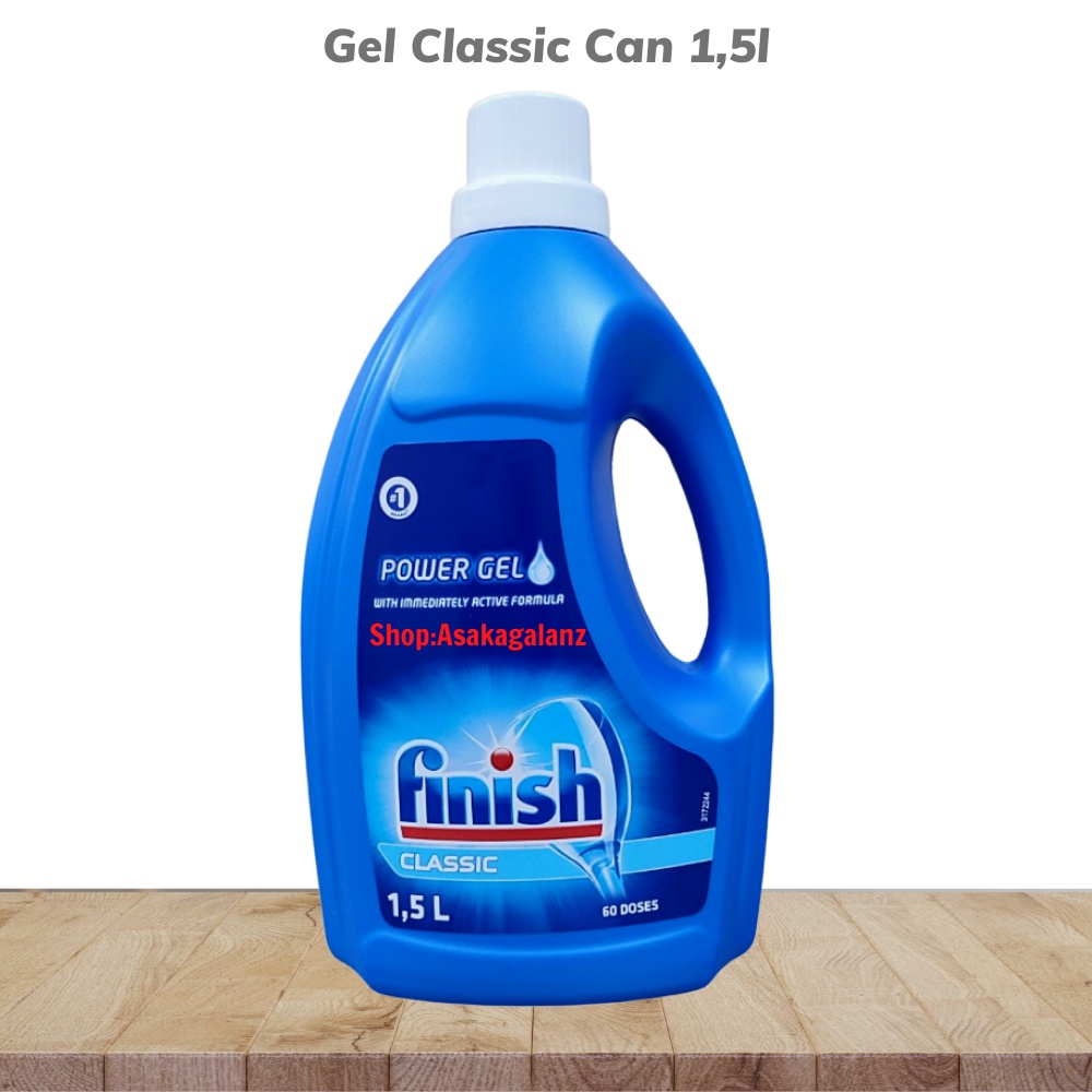 Gel rửa bát Finish Classic 1,5 lit