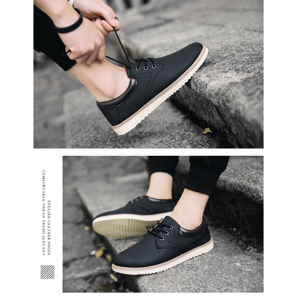 [FREE SHIP] Giày Nam ,Giày Sneaker Thể Thao Màu Đen Hàn Quốc - Q37 | BigBuy360 - bigbuy360.vn