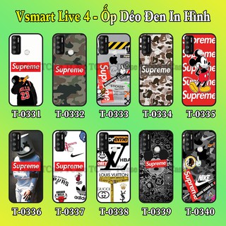 Ốp lưng Vsmart Live 4 dẻo đen hình Supreme