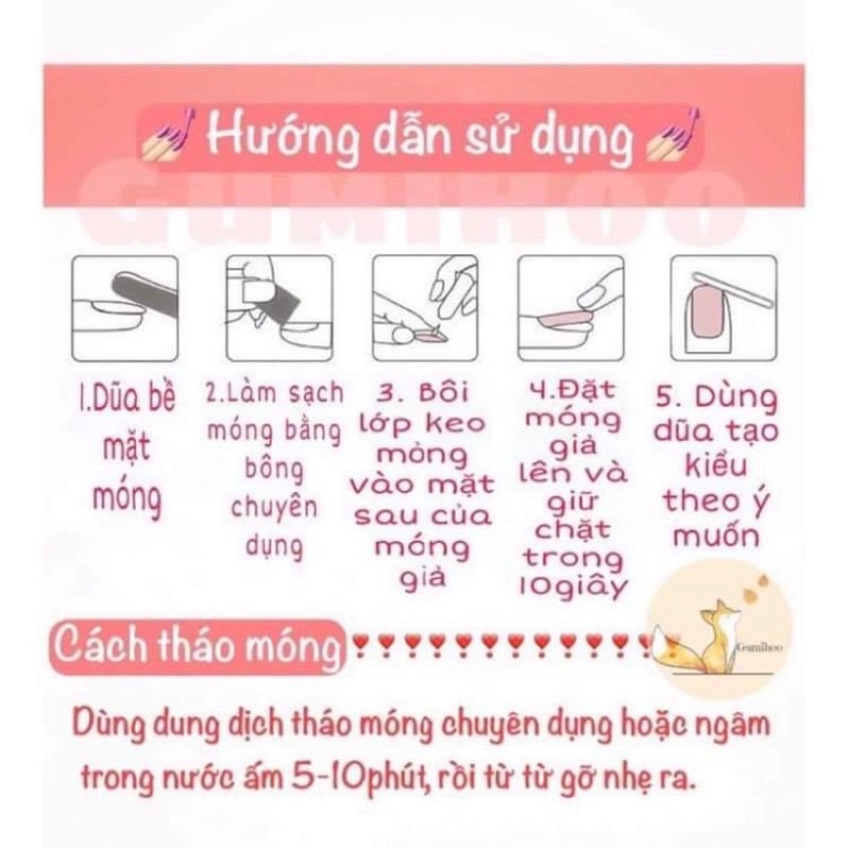 Móng úp thiết kế Nail box thiết kế giá rẻ - mẫu 90
