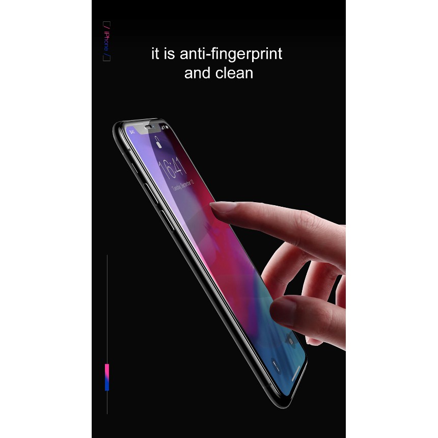 Kính cường lực Baseus Sapphire Curved-screen 3D cho iPhone X/XS ~ XR ~ XSMax