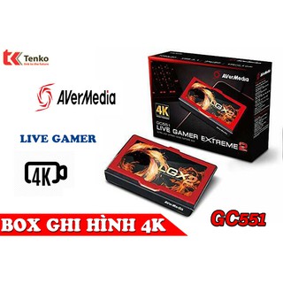 Bộ ghi hình hdmi 4k - live stream avermedia gc551