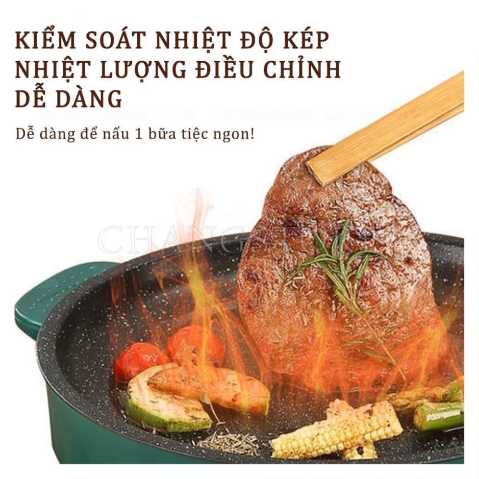 [ SỈ RẺ] Chảo Nướng Điện Mini, Bếp Nướng Điện, Nướng Thịt BBQ Hàn Quốc- 26cm,