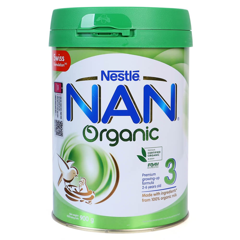 Sữa Nestle NAN Organic 3, lon 900g