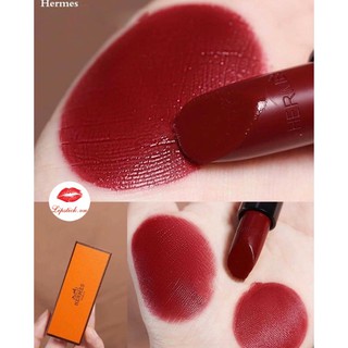 Son Hermès Màu 85 Rouge H Đỏ Mận