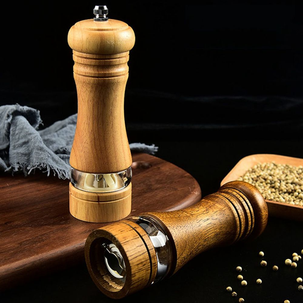 Lọ Xay Tiêu Bằng Gỗ Đa Năng Có Thể Điều Chỉnh