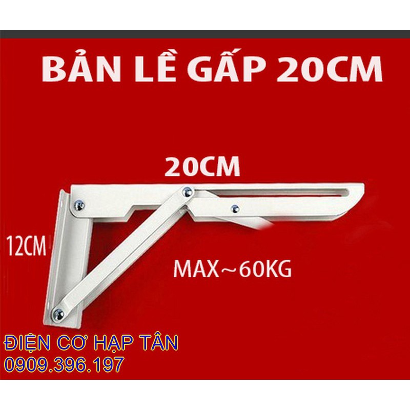 Bản lề gấp thông minh 20, 25, 30, 40CM -bộ 2 chiếc tải trọng 60kg