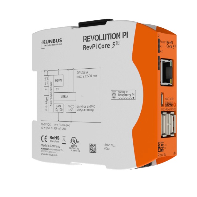 Revpi Core 3+ - Máy tính công nghiệp Revolution Pi trên nền tảng Raspberry Pi | BigBuy360 - bigbuy360.vn
