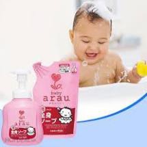 (Date T10/2023) Sữa Tắm Gội Arau Baby 450ml/400ml Nội Địa Nhật. (HÀNG CÓ SẴN)