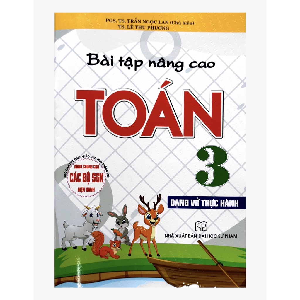 Sách - Bài tập nâng cao Toán 3 dạng vở thực hành (dùng chung cho các bộ SGK hiện hành)