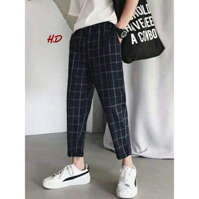 Quần baggy caro chất loại 1