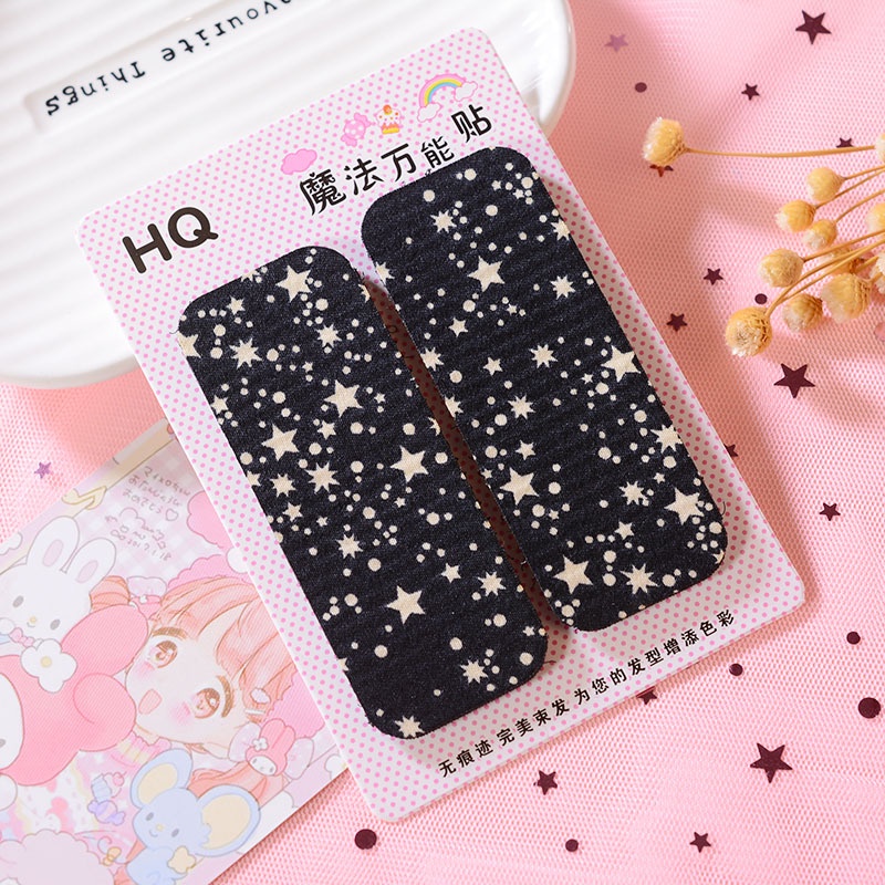 Combo 2 miếng dán tóc họa tiết nhỏ