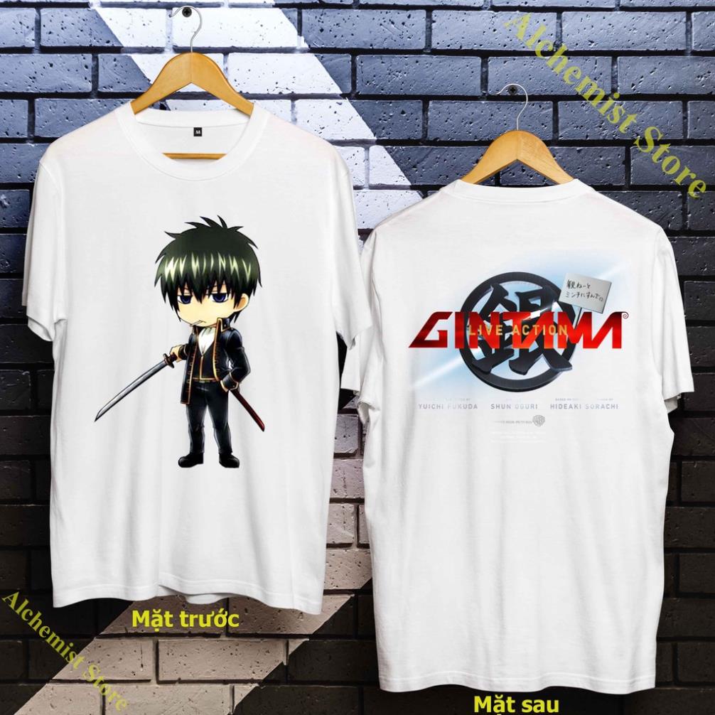 [SALE SẬP SÀN] 💯 Áo Phông Hijikata Toshiro - Áo Phông Gintama mềm mại - thoáng mát - GTM-014