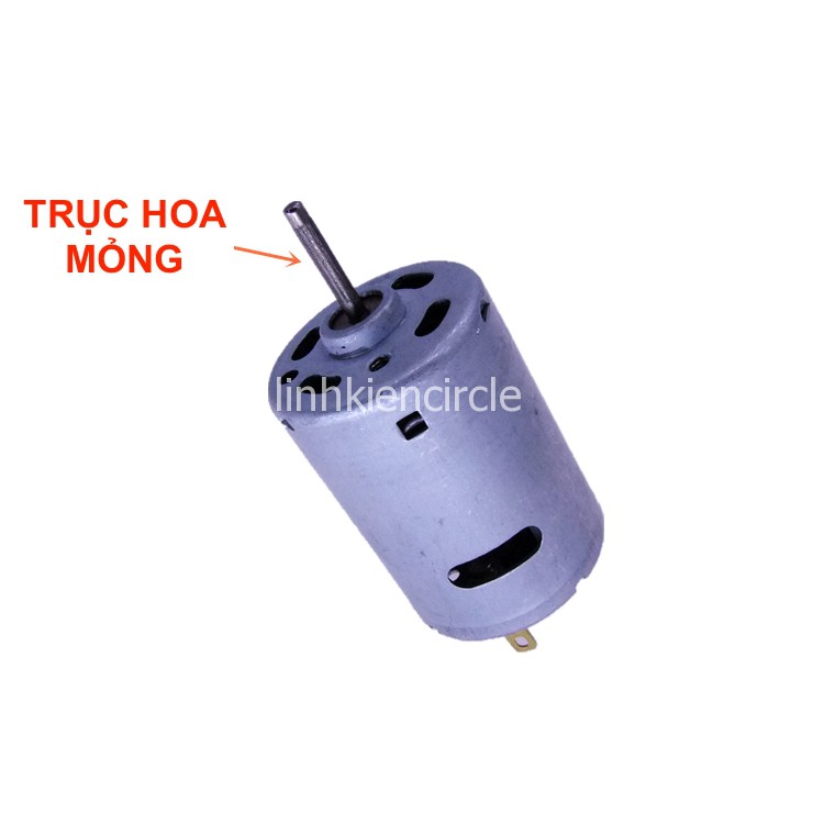 Động cơ motor 380 P2 dùng pin RC tốc độ cực cao 3V - 6V tốc độ 40000 vòng / phút cho mô hình xe mô hình tàu - LK0019