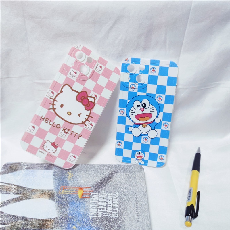 Ốp Điện Thoại Mềm In Hình Doraemon / Hello Kitty Cho Vivo Y33S Y21 Y21S Y21T Y15A Y15S Y20 Y20i Y20S Y12 Y15 Y17 Y12S Y12A