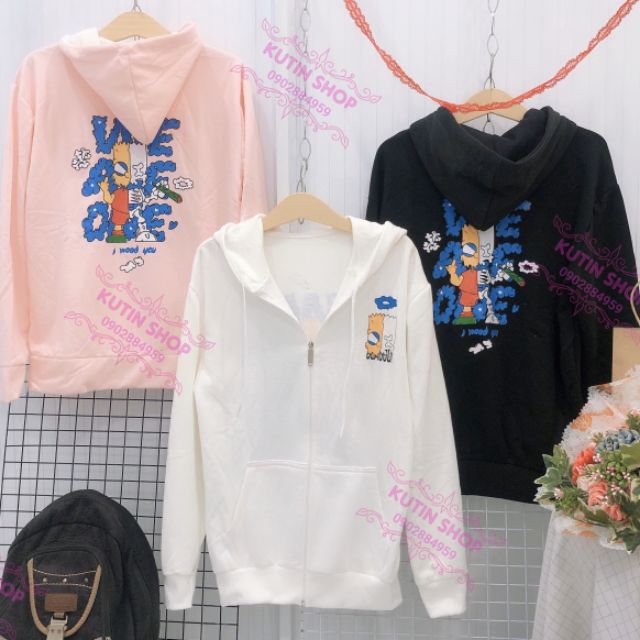 Áo khoác nam nữ nỉ ngoại dây kéo form rộng hoạt hình we are one_ảnh thật | BigBuy360 - bigbuy360.vn