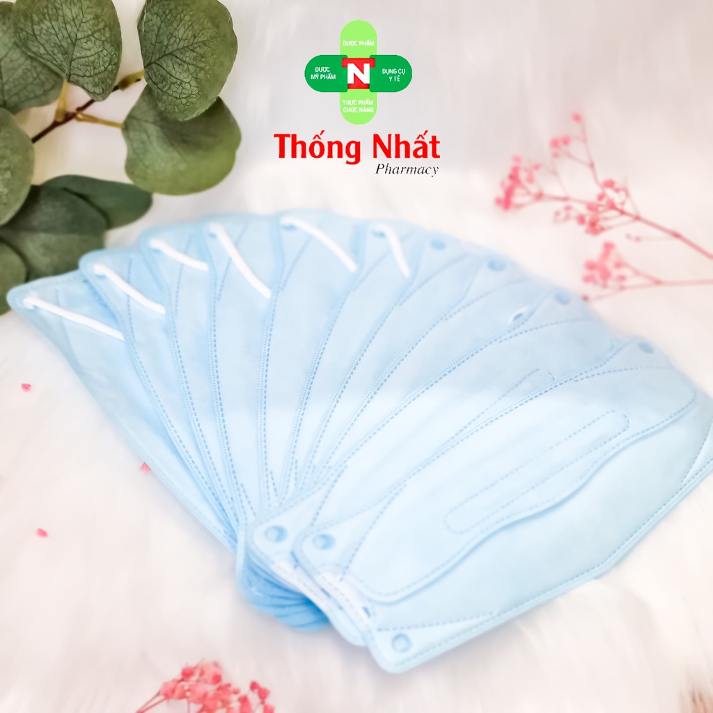 Hộp 10 cái khẩu trang 4D KF94 cao cấp, 4 màu thời trang